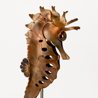 Hippocampe XS - Bronze